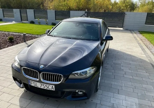 BMW Seria 5 cena 72900 przebieg: 159000, rok produkcji 2014 z Słubice małe 667